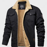 Marcel | Black Teddy-Lined Jacket