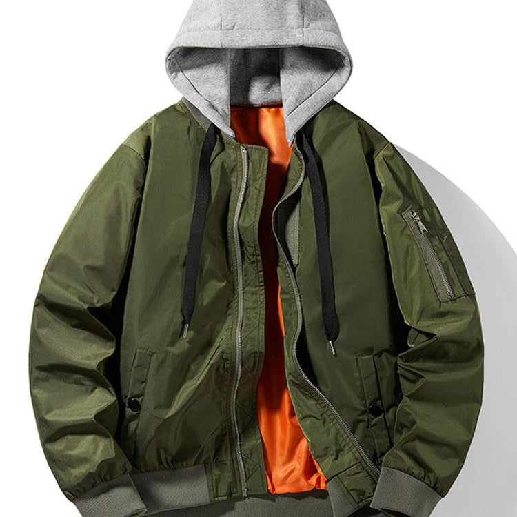 Oliver | Hooded Bomber Jacket