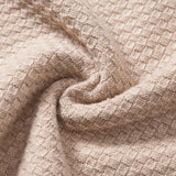 Lincoln | Checkerboard Texture Crew Neck Sweater