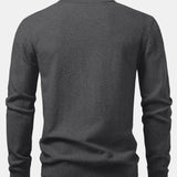 Lincoln | Checkerboard Texture Crew Neck Sweater