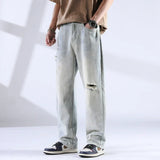 Bryce | Distressed Straight Leg Jeans