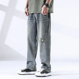 Bryce | Distressed Straight Leg Jeans