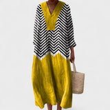 Heather | Elegant Geometric Dress