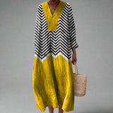 Heather | Elegant Geometric Dress