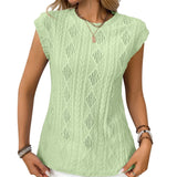 JENNIFER - Women Lightweight Knit Chic Tee