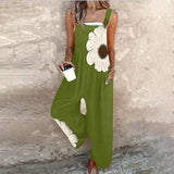 Emma | Oversized Floral Overalls