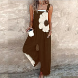 Emma | Oversized Floral Overalls