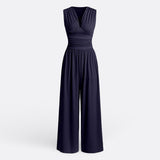 Aaliyah - Chic Sleeveless Jumpsuit with Wide Legs