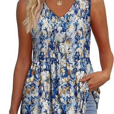 CECILIA - Effortless Flowy Sleeveless Tank Top