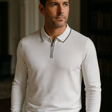 Jared | Long Sleeve Zip Polo
