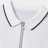 Jared | Long Sleeve Zip Polo