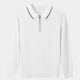 Jared | Long Sleeve Zip Polo