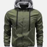 Benjamin | Bomber Jacket with Detachable Hood