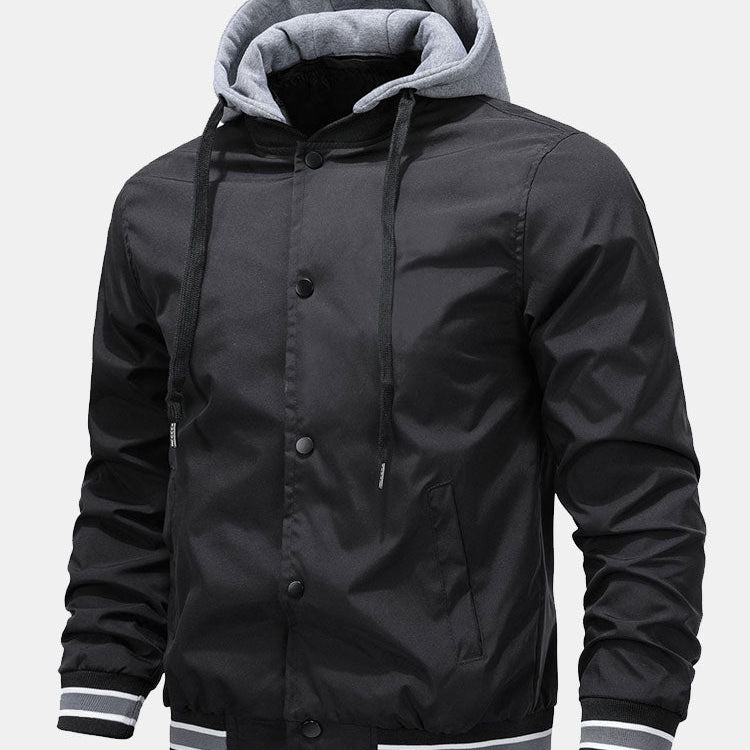 Benjamin | Bomber Jacket with Detachable Hood