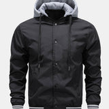 Benjamin | Bomber Jacket with Detachable Hood