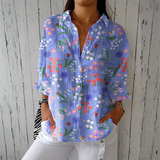 Marissa - Lightweight Floral Shirt Garden