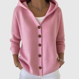 Lucy | Pink Hooded Cardigan