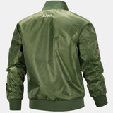Jacob | Bomber Jacket with NASA Embroidery and Detachable Hood