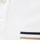 Graham | White Polo with Chest Pocket