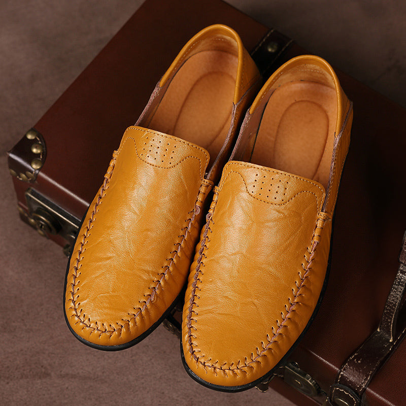 Alexandre | Classic Leather Slip-On Loafers