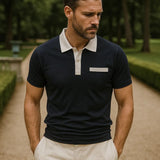 Garrett | Contrast Collar Polo