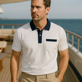 Garrett | Contrast Collar Polo