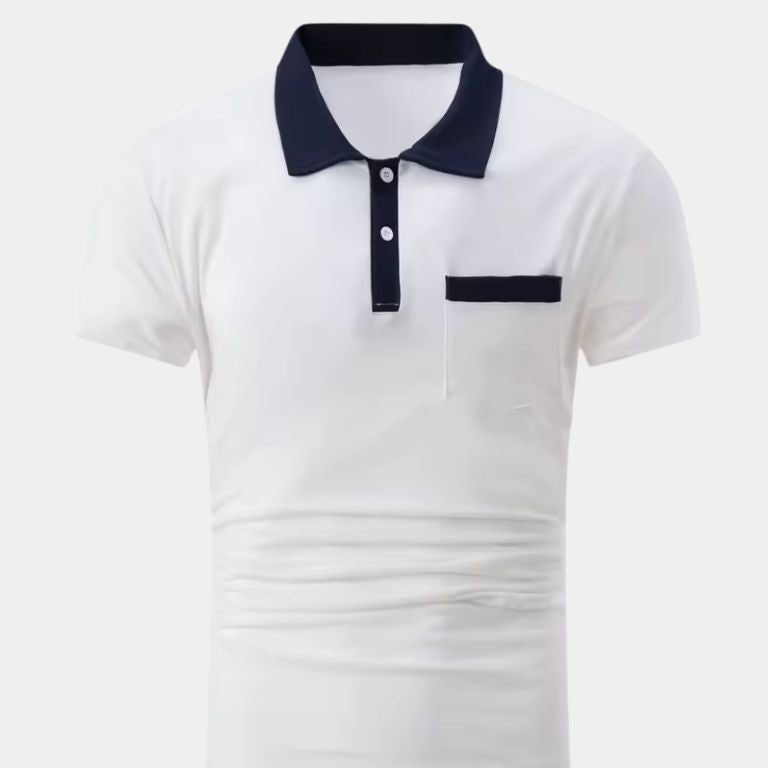 Garrett | Contrast Collar Polo