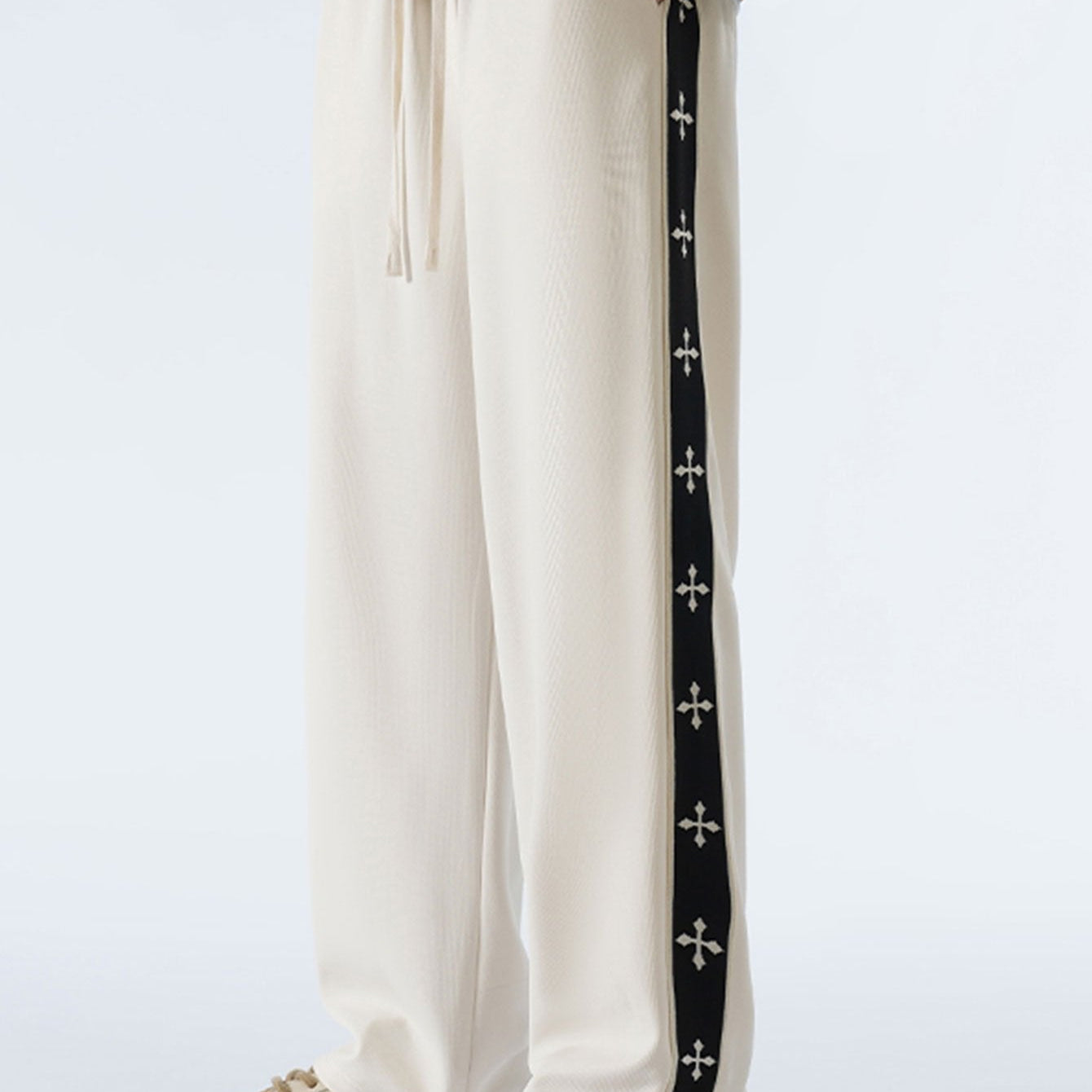 Theo | Relaxed Fit Pants with Side Stripe