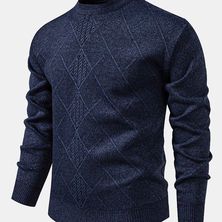 Kai | Geometric Check Sweater