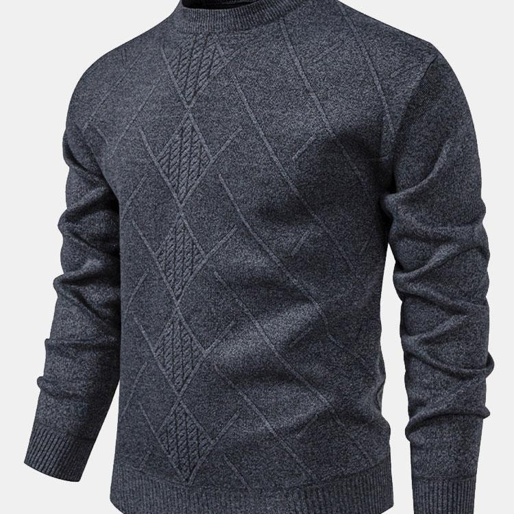 Kai | Geometric Check Sweater