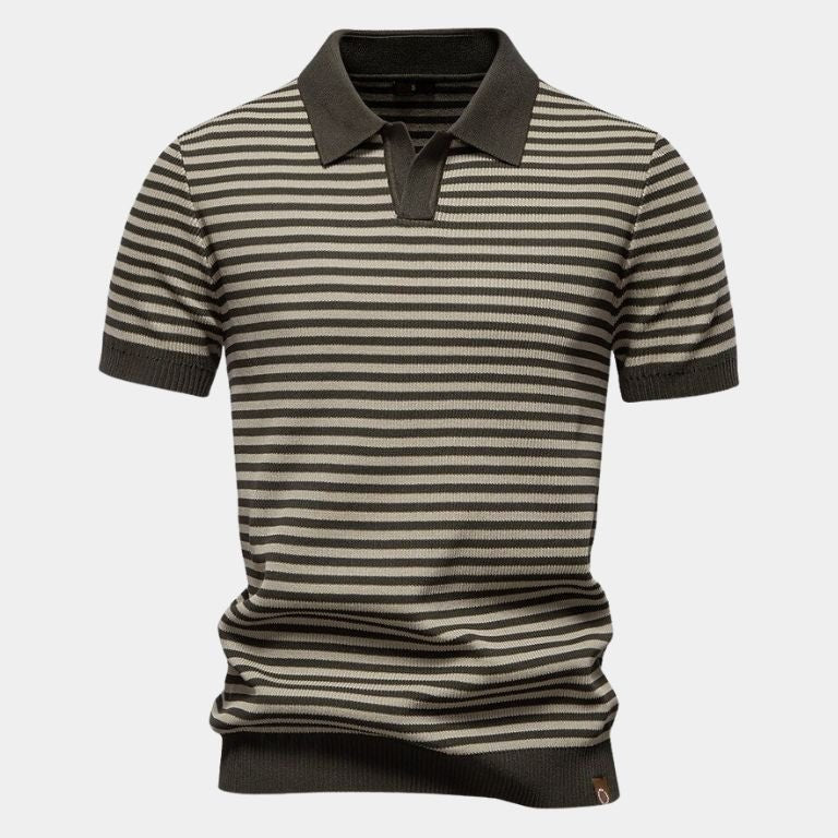 Eric | Striped Polo