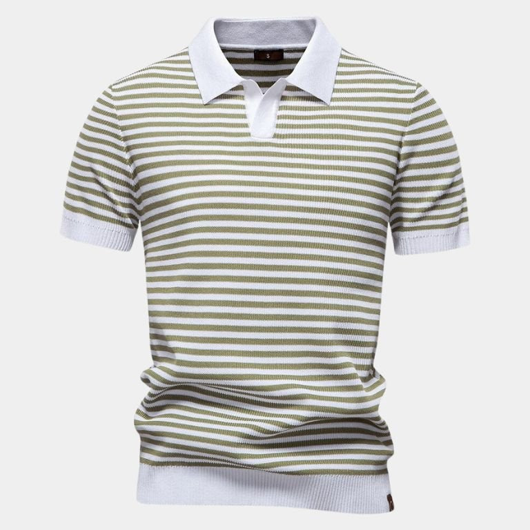 Eric | Striped Polo