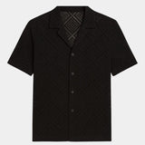Devin | Textured Polo with Open Collar