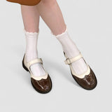 Tess two tone spectator Mary Jane shoes, view 5