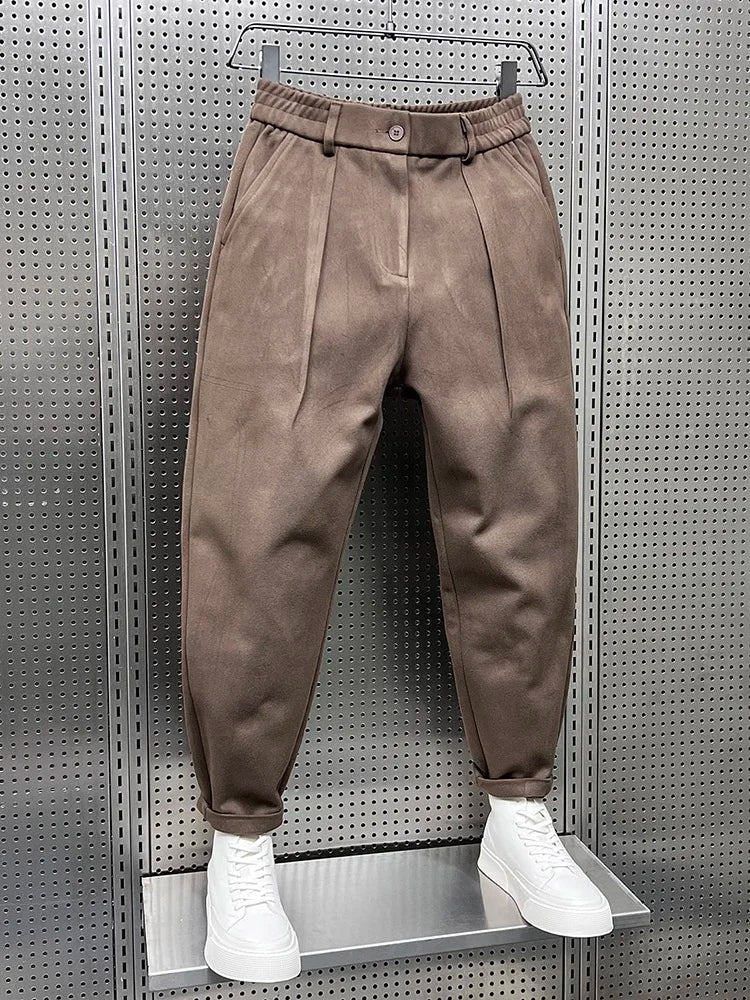 Judd men's textured pleated tapered pants, view 5