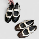 Tess two tone spectator Mary Jane shoes, view 6