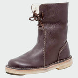 Beth | Waterproof Leather Boots with Wool Lining