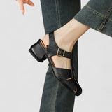 Cassie woven slingback Mary Jane shoes, view 9