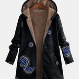 Adele | Sherpa Jacket with Folk Print