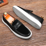Caleb | Leather Penny Loafers