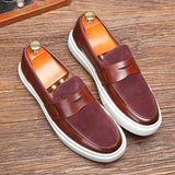 Caleb | Leather Penny Loafers