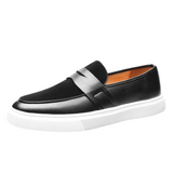 Caleb | Leather Penny Loafers