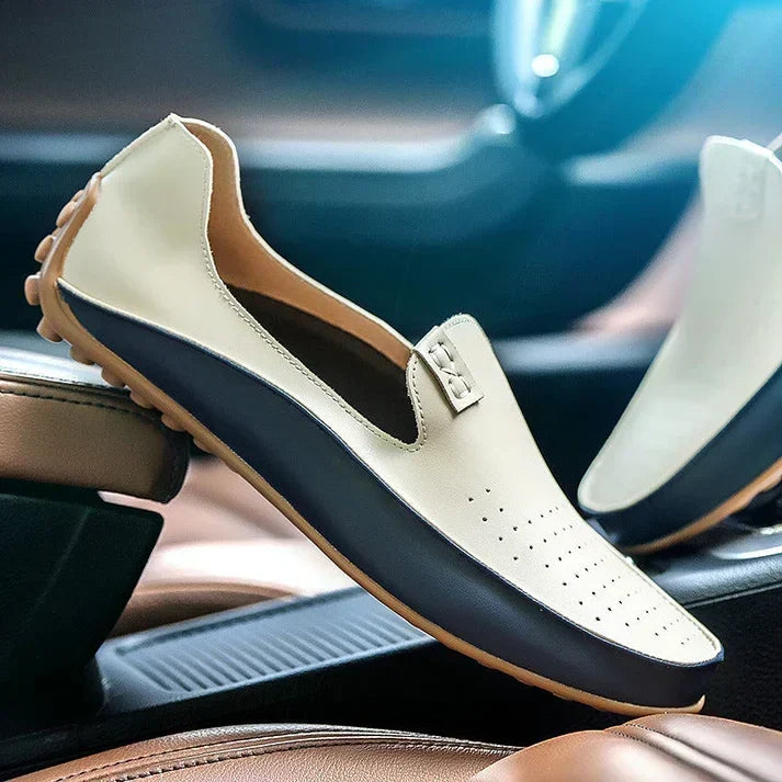 Wyatt | Two-Tone Driving Loafers