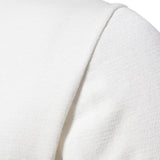 Lincoln | Contrast Pattern Jacquard Quarter-Zip Sweater
