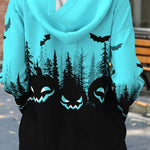 Vera Pumpkin Forest Hoodie, back view