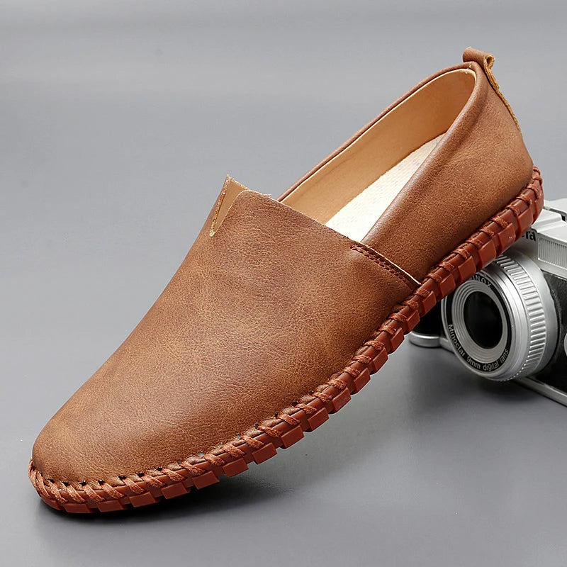 Cole | Leather Slip-On Loafers