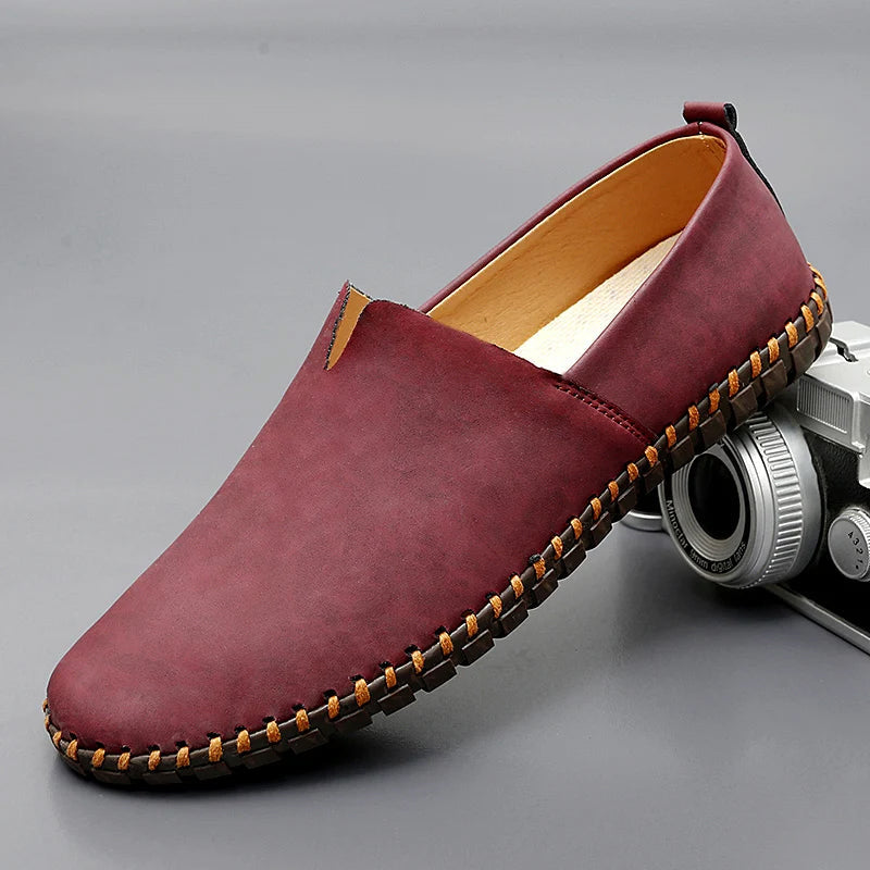 Cole | Leather Slip-On Loafers
