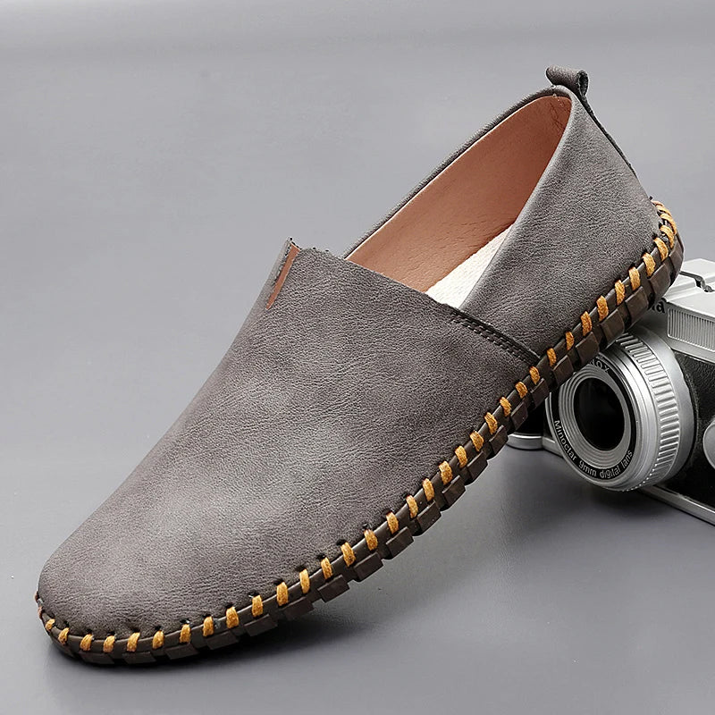 Cole | Leather Slip-On Loafers
