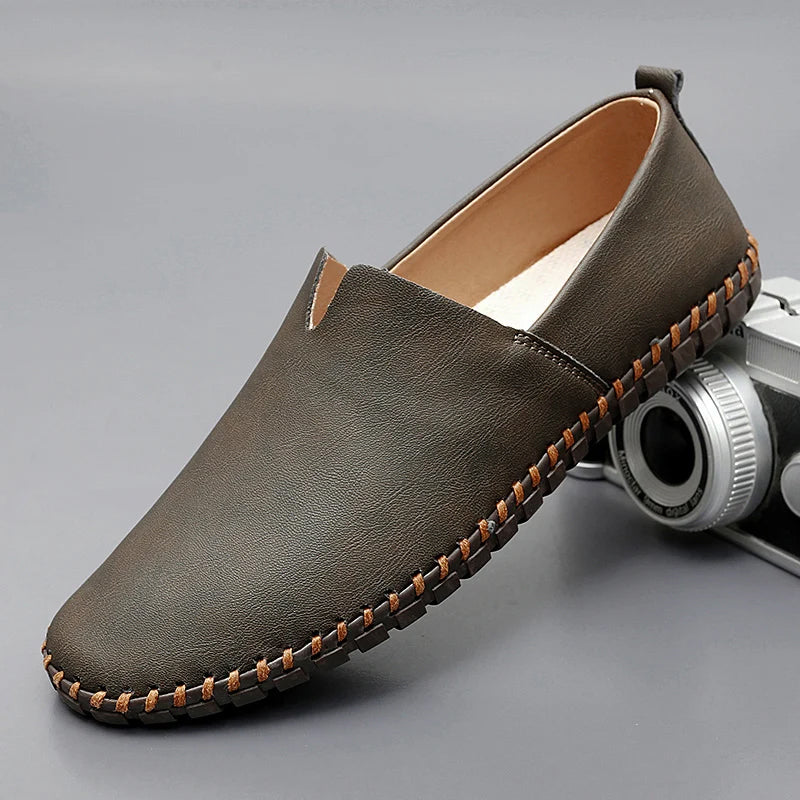 Cole | Leather Slip-On Loafers