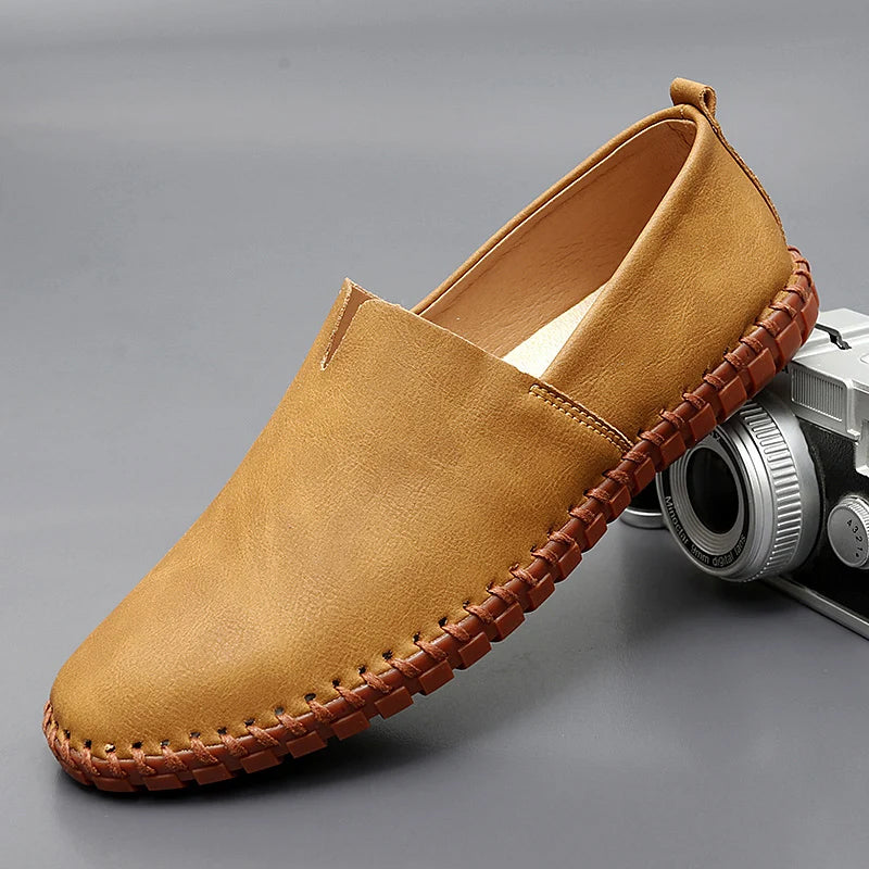 Cole | Leather Slip-On Loafers